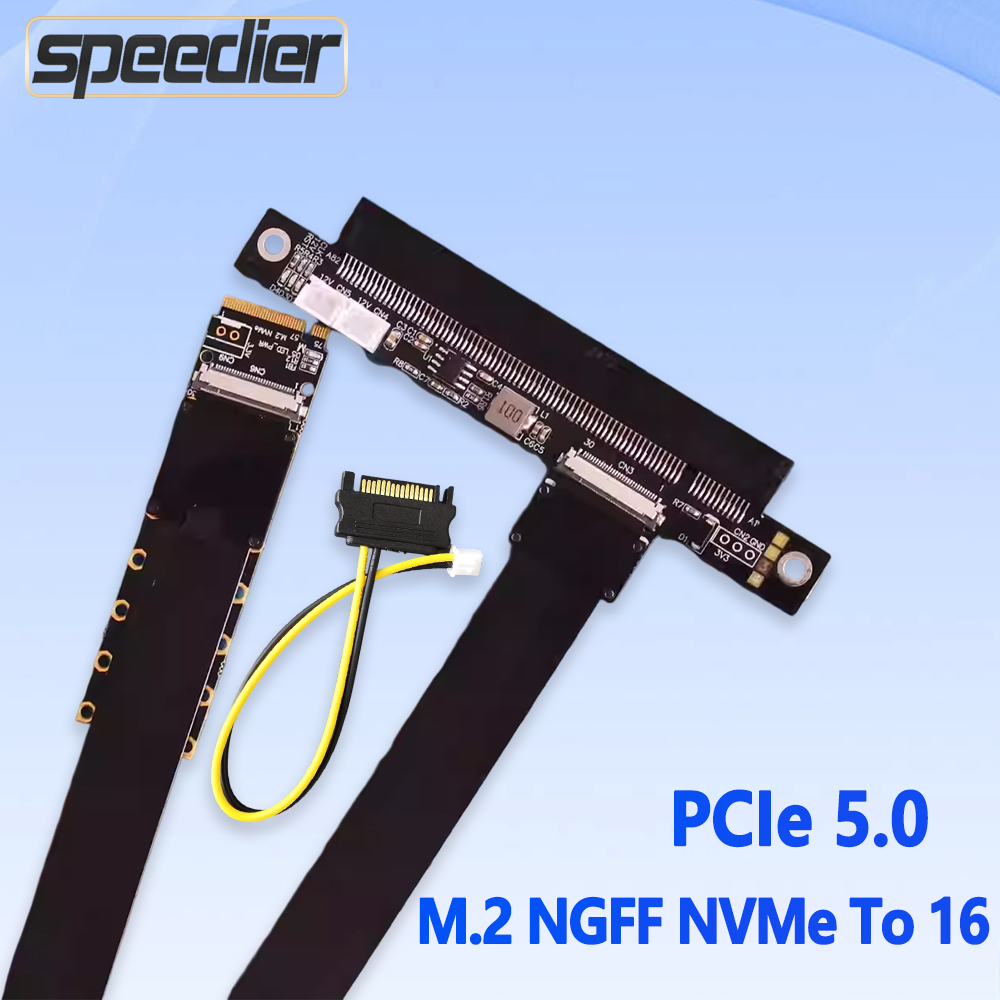 Pcie 5.0 Gpu Riser Cable - PCI-E 5.0 M.2 NGFF NVMe zu