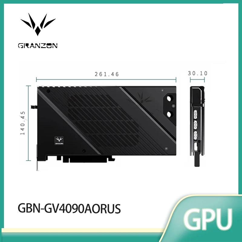 Rtx 4090 Water Block - Granzon Wasserkühler für Gigabyte GeForce RTX