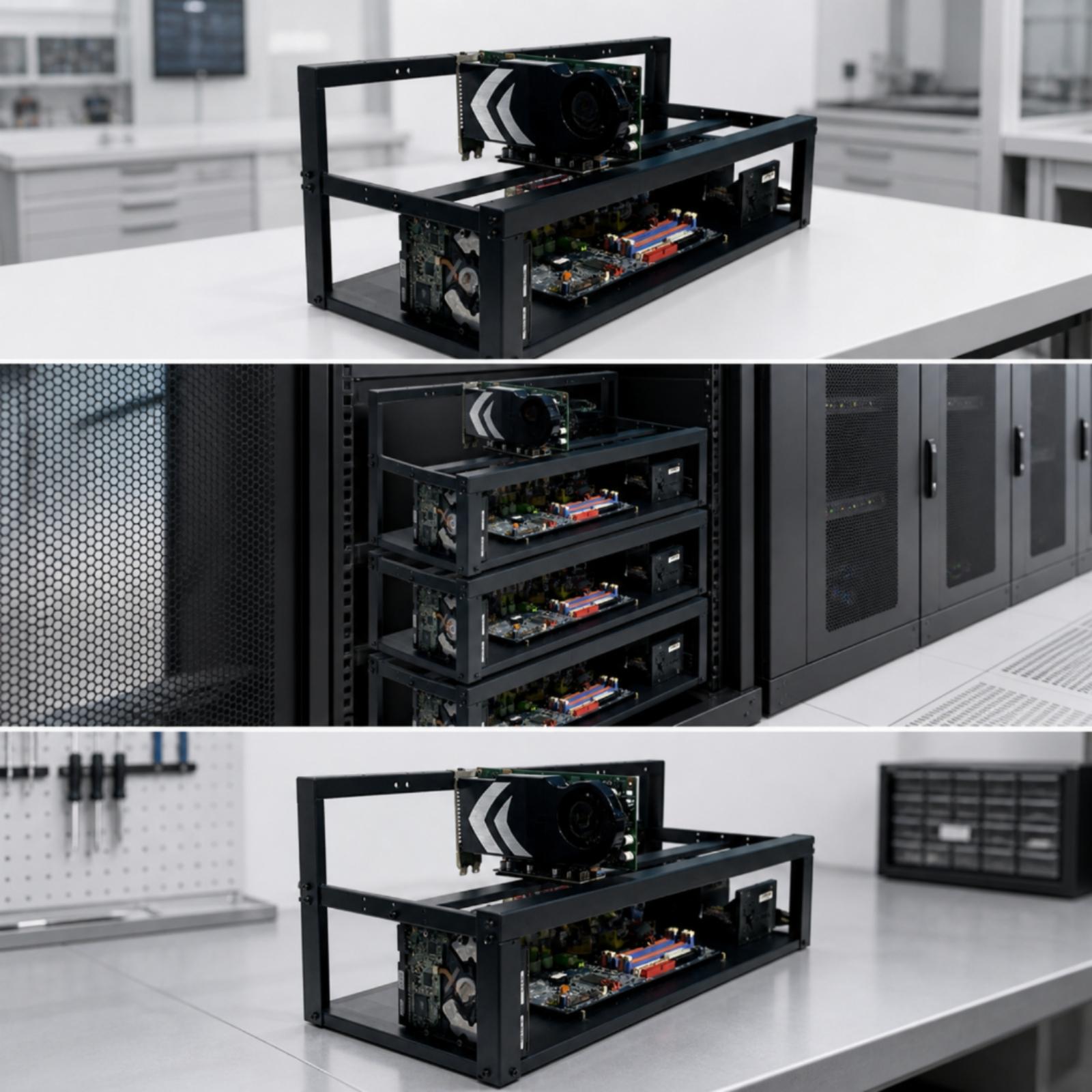 Offener GPU-Mining-Rig-Ständer – Gpu Mining Rig Frame 8 Gpu Bewertung und Preis